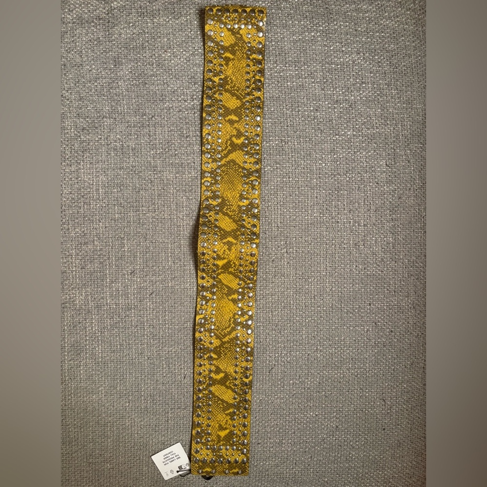 ZARA Genuine Leather Belt Size 85 (31.3”) Classic Neutral Tone - Picture 6 of 6